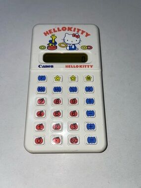 Retro Sanrio Hello Kitty Calculator Early 1976 Made By Canon LC-323 Rare